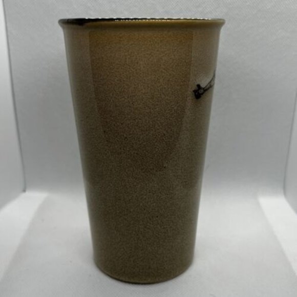 SEAHORSE Coffee Mug Cup Stoneware OCEAN Nautical Tall CAPPUCCINO 18 oz Brown - Picture 4 of 7